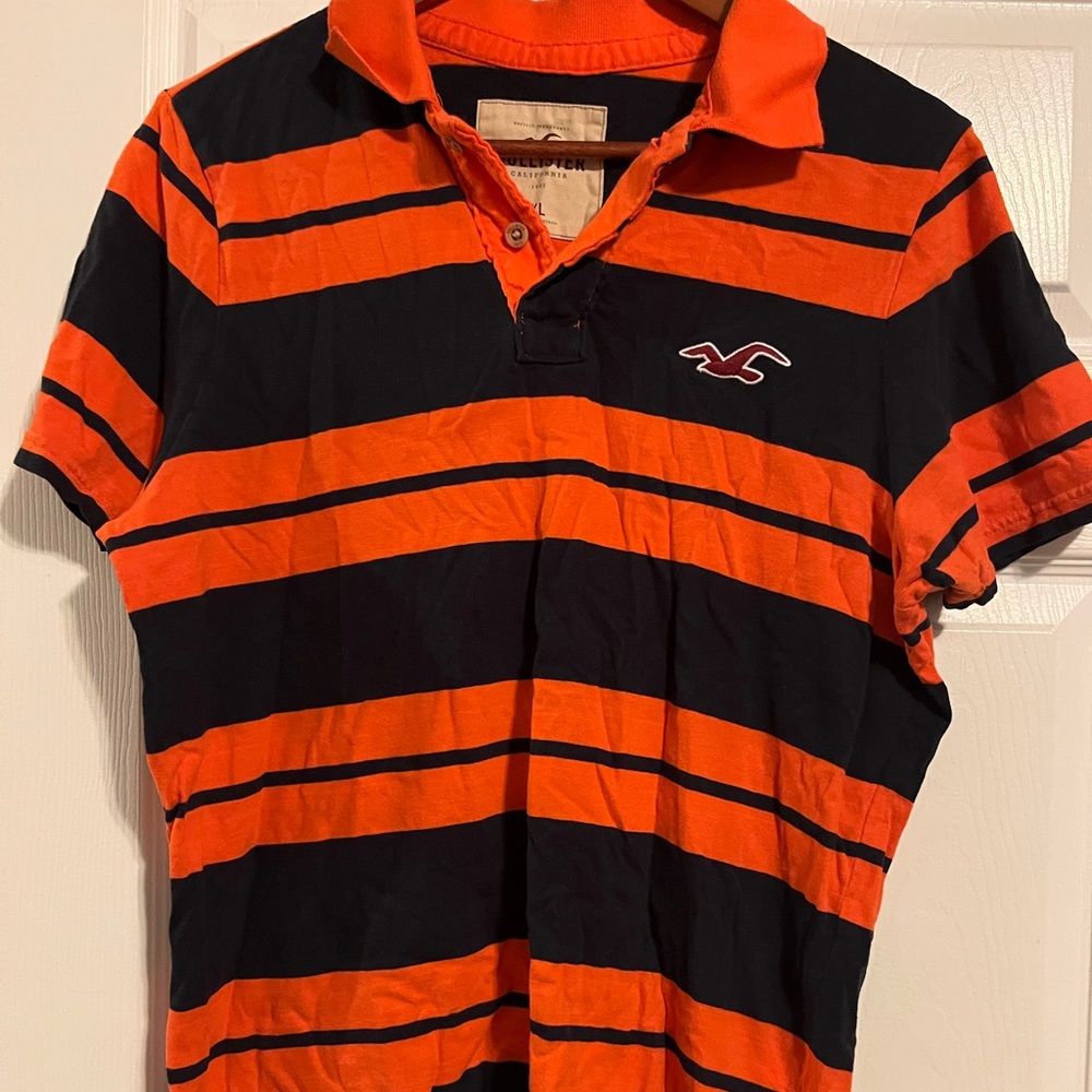 Young Men’s Striped Collared Polo